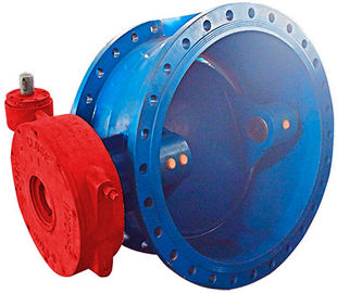 DN1000 Metal Çift Eksantrik Kelebek Valfi / dökme demir kelebek valfi Elektromosiyon Gücü