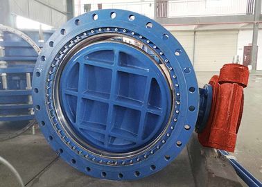 AWWA DN1000 Flanged Ball Eccentric Butterfly Valve / Yüksek Basınçlı Kelebek Valve İki Yönlü Sıfır Sızıntı