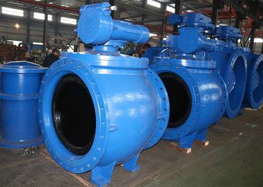 AWWA DN1000 Özel Renkli Eksantrik Top Valfı, Kirliliğe Karşı Düktil Demir Top Valfı