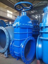 Küçük Akış Direnci Metal Oturan Kapı Valfı, Kolay Kurulabilir Düktil Demir Kapı Valfı